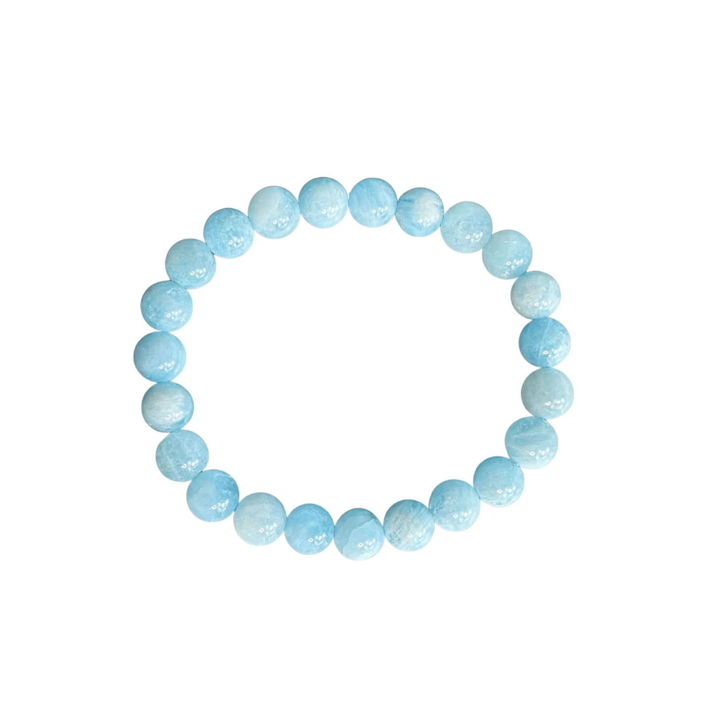 Akvamarin Armband 8mm